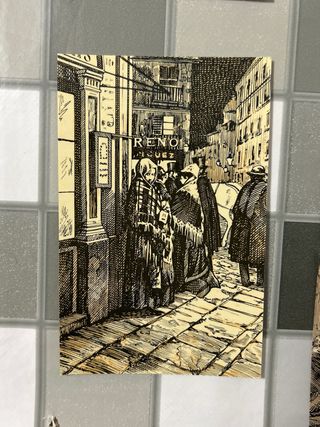 Colección de 6 postales antiguas