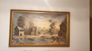 Cuadro Cantillo Marco Dorado