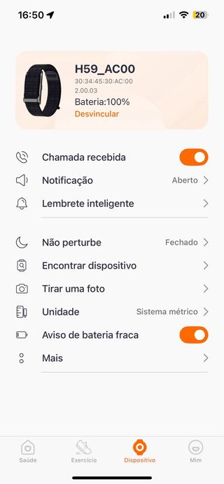 Pulseira Fitness Saúde Nylon
