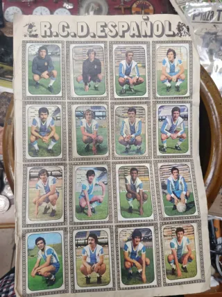 Hoja Álbum Liga 76-77.Real Madrid