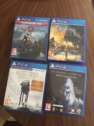 Juegos PS4/PS5: Assassin's Creed, God of War, etc.