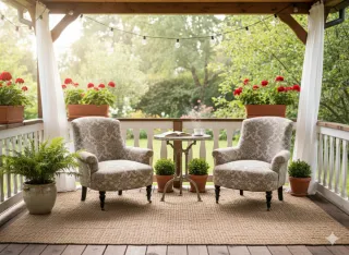 2 Sillones Vintage Tela