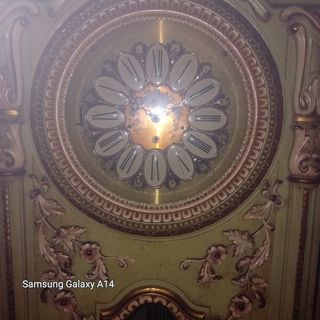 Pendolo Veneziano Vintage Oro e Verde Oliva