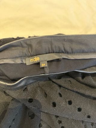 Falda Maje Negra Talla 34