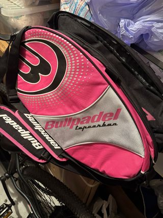 Paletero mochila  Bullpadel rosa y negro