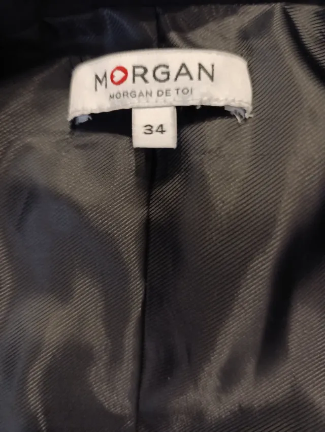 Chaqueta Morgan negra corta mujer Talla XS 34/36