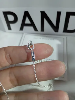 Conjunto Pandora Corazón Rojo y Plata