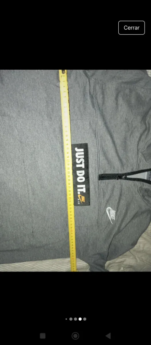 Sudadera Nike Gris Media Cremallera