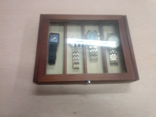Caja de madera para relojes