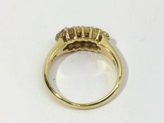 sortija oro 18k con piedra con circonita