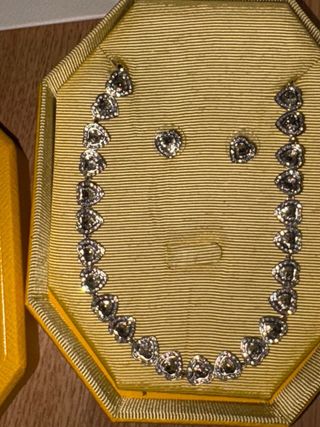 Collar Swarovski Corazón Plata