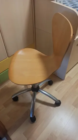 Silla estudio juvenil madera