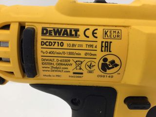 taladro a bateria dewalt dcd710