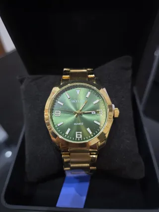 Reloj Skylile Dorado y Verde