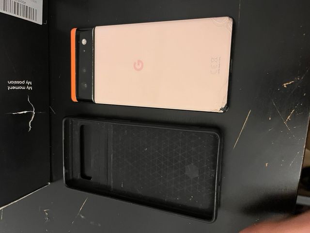 2 móviles samsung s6 y Google Pixel 6a Beige