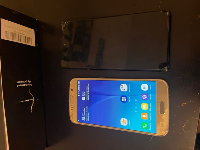 2 móviles samsung s6 y Google Pixel 6a Beige