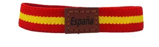 Pulsera España Brazalete Rojo y Amarillo