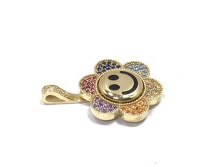 colgante oro 18k con piedra