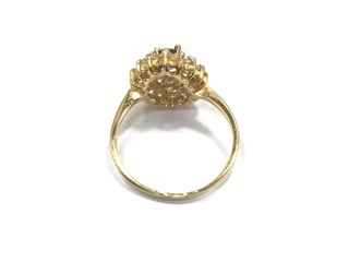 anillo oro 18k con piedra