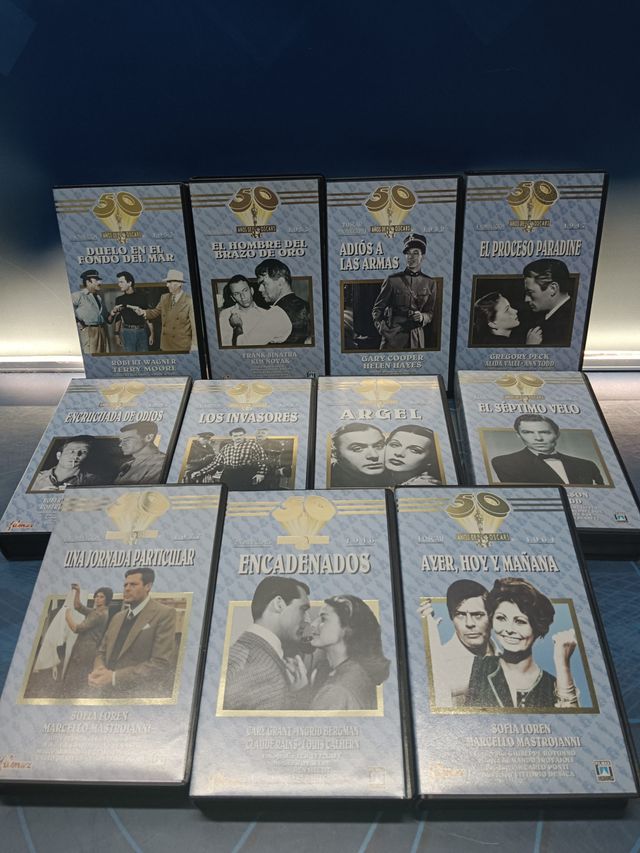 11 VHS. 50 años de los oscar