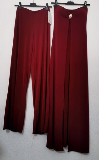 Conjunto dos piezas burdeos sin estrenar