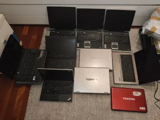 Lote 13 Portátiles Acer, HP, Lenovo, Toshiba
