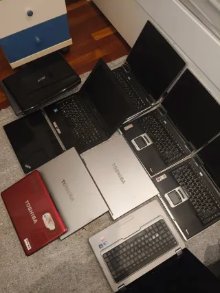 Lote 13 Portátiles Acer, HP, Lenovo, Toshiba