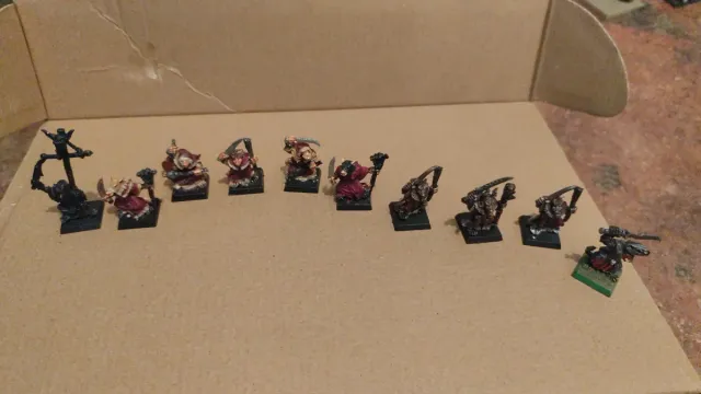 10 Monjes Plaga Skaven Metal Oldhammer