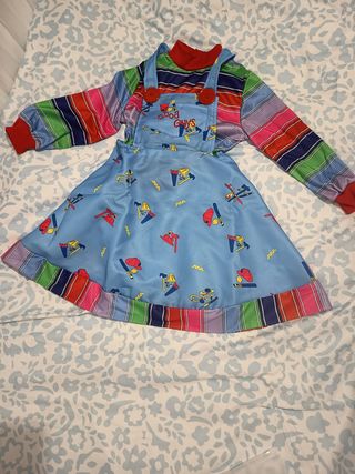 DISFRAZ DE NIÑA DE CHUCKY NUEVO A ESTRENAR