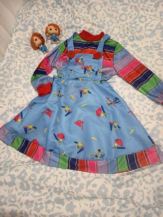 DISFRAZ DE NIÑA DE CHUCKY NUEVO A ESTRENAR