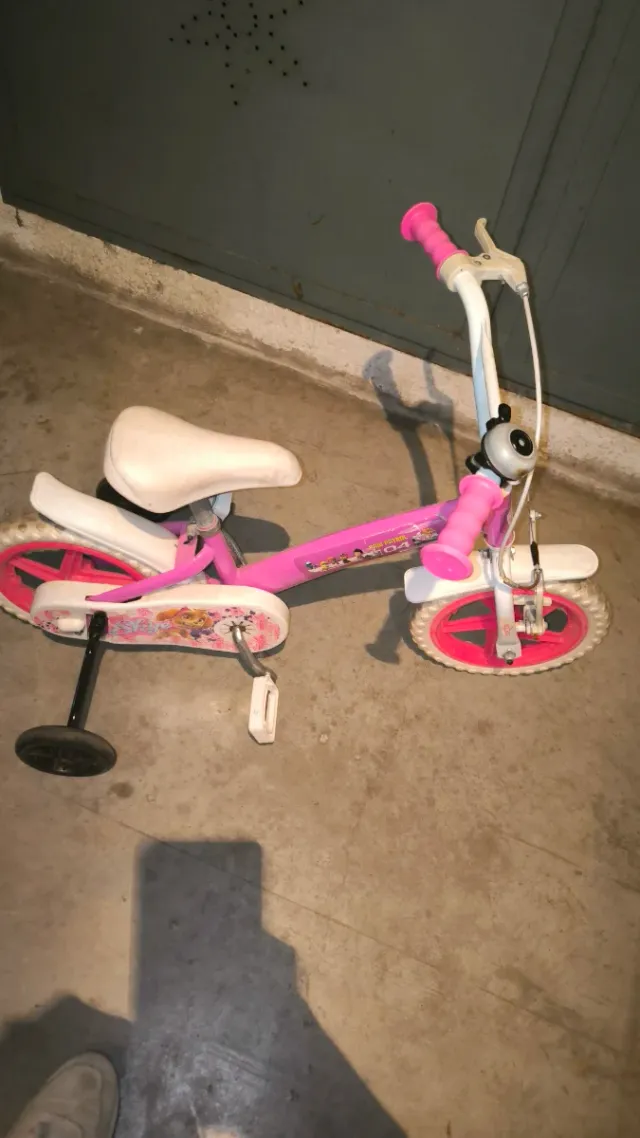 Bicicleta Patrulla Canina Rosa