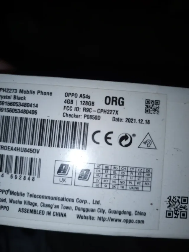 Oppo a16 pantalla rota