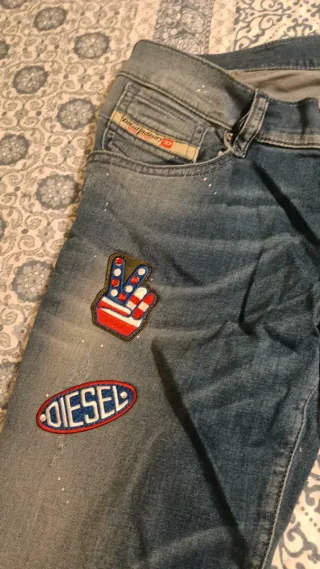 Vaqueros Diesel Azules