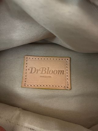Riñonera DR Bloom Piel Azul y Amarillo