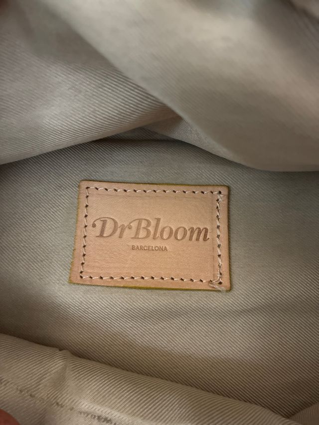 Riñonera DR Bloom Piel Azul y Amarillo