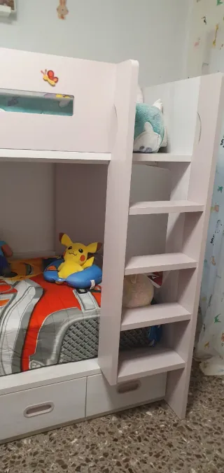 Litera infantil con cajones