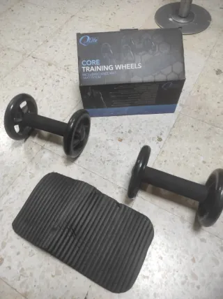 Rueda Abdominales + Esterilla QLife