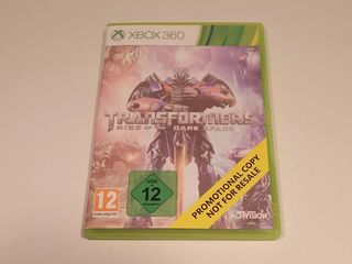 Transformers Rise of the Dark Spark Xbox 360 Promo