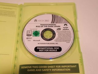 Transformers Rise of the Dark Spark Xbox 360 Promo