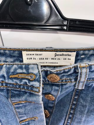 Falda Vaquera Stradivarius