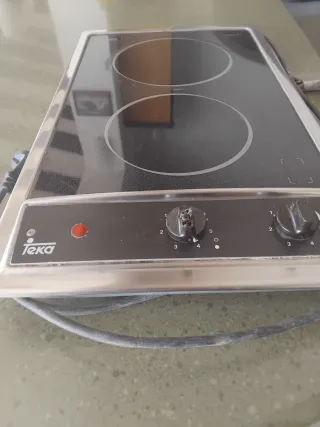 Placa vitrocerámica Teka 2 fuegos