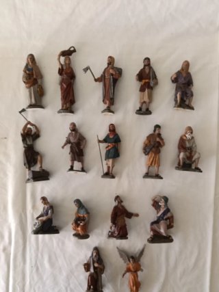 Figuras 11cm artista del Mayo pastores