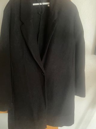 Abrigo paño negro