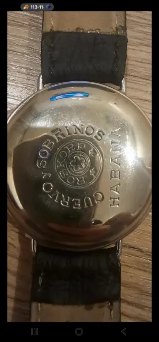 Reloj Cuervo y Sobrinos Oro Negro