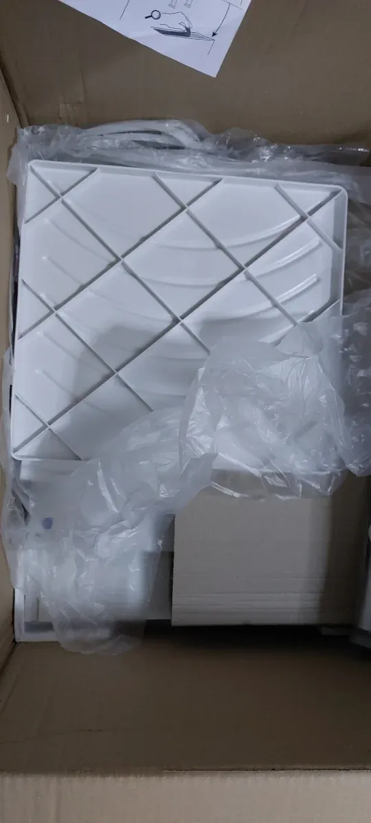 Lavadero blanco con patas