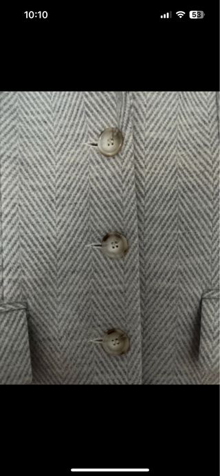 Cappotto donna grigio e bianco taglia 42 italiana.