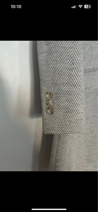 Cappotto donna grigio e bianco taglia 42 italiana.