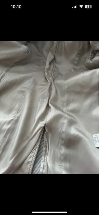 Cappotto donna grigio e bianco taglia 42 italiana.