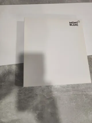 Estuche Montblanc bolígrafo cuaderno nuevo