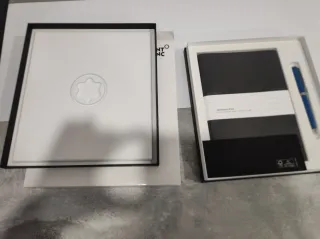 Estuche Montblanc bolígrafo cuaderno nuevo